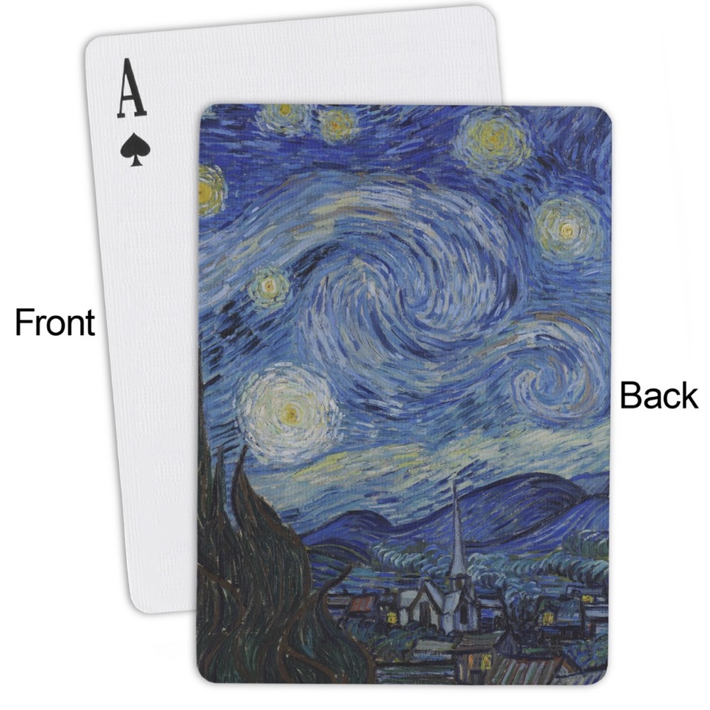 Vincent Van Gogh Starry Night Deck of playing cards NEW